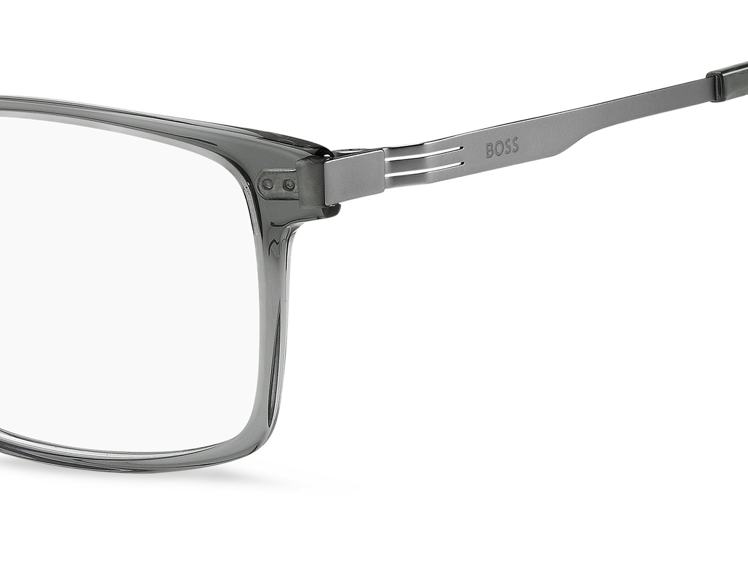 Eyeglasses Hugo Boss 1838 110153 KB7 color grey shape rectangle 