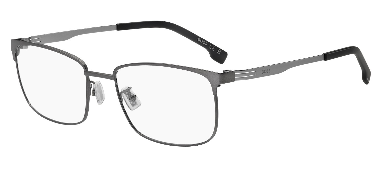 Eyeglasses Hugo Boss 1840/G 110154 SVK color matte ruthenium black shape rectangle 