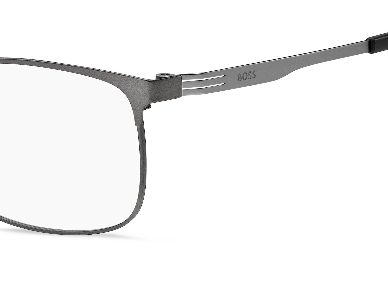 Eyeglasses Hugo Boss 1840/G 110154 SVK color matte ruthenium black shape rectangle 