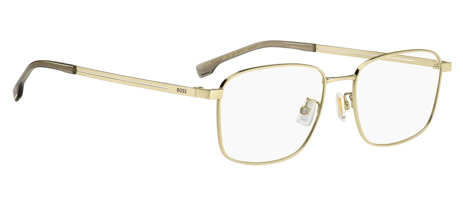 Eyeglasses Hugo Boss 1871/F 110155 J5G color gold shape rectangle 