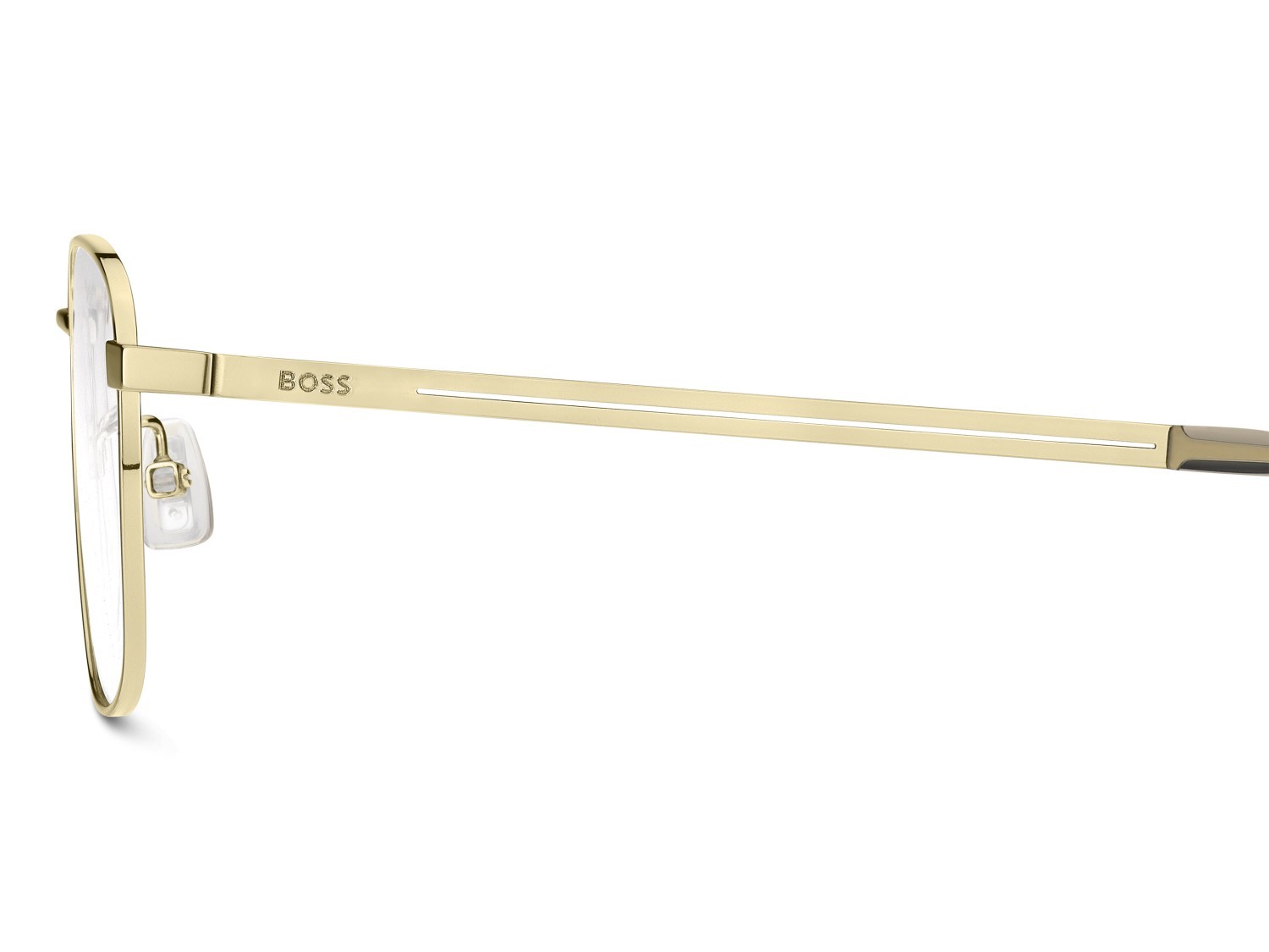 Eyeglasses Hugo Boss 1871/F 110155 J5G color gold shape rectangle 