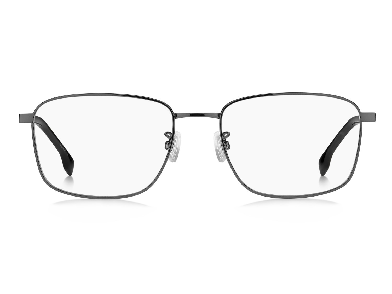 Eyeglasses Hugo Boss 1871/F 110155 V81 color dark ruthenium black shape rectangle 