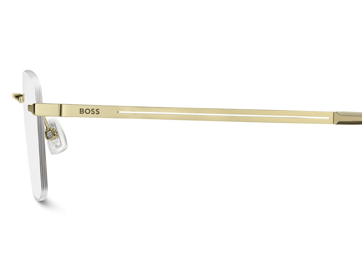 Eyeglasses Hugo Boss 1873/F 110156 J5G color gold shape rectangle 