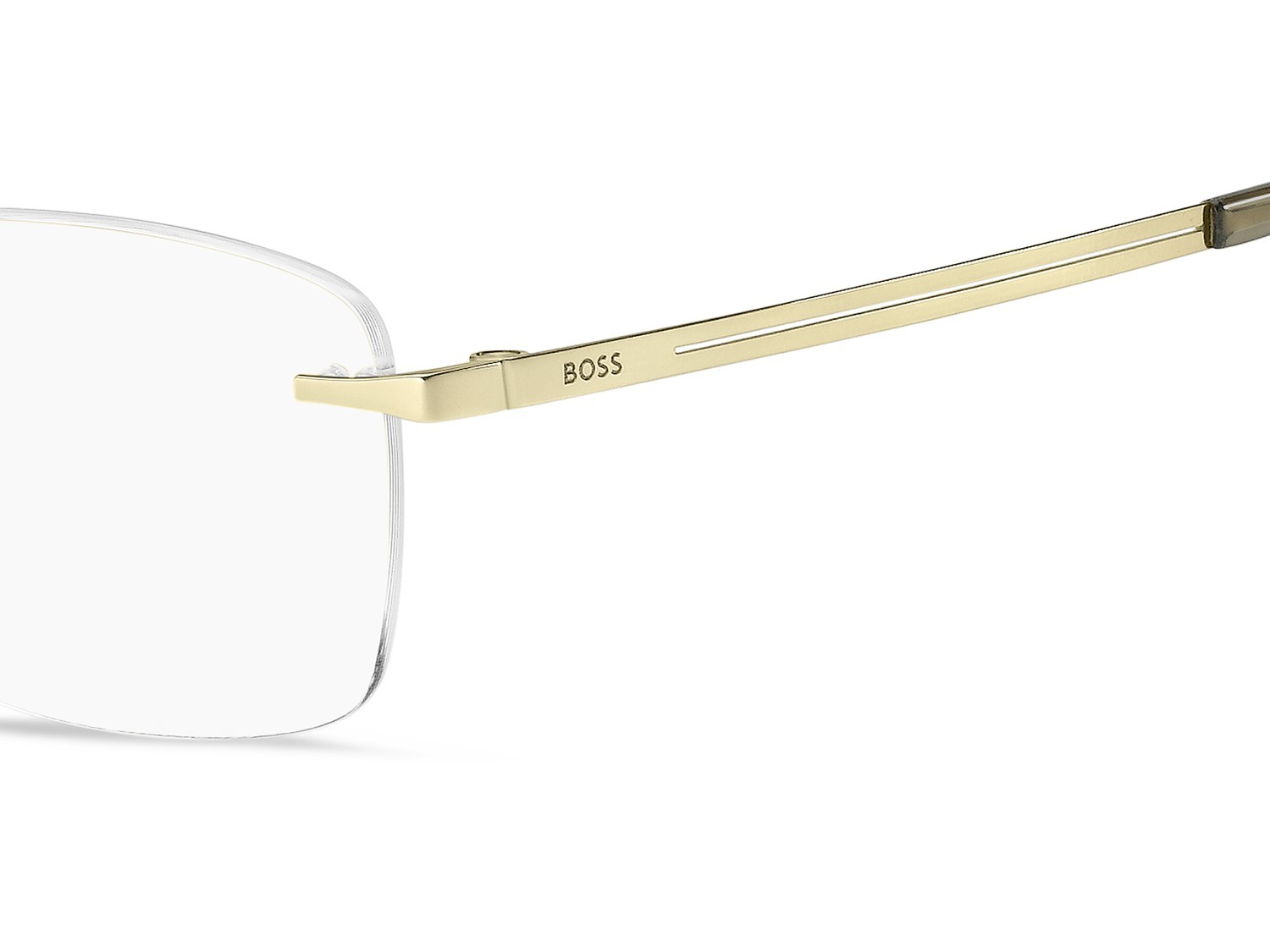 Eyeglasses Hugo Boss 1873/F 110156 J5G color gold shape rectangle 