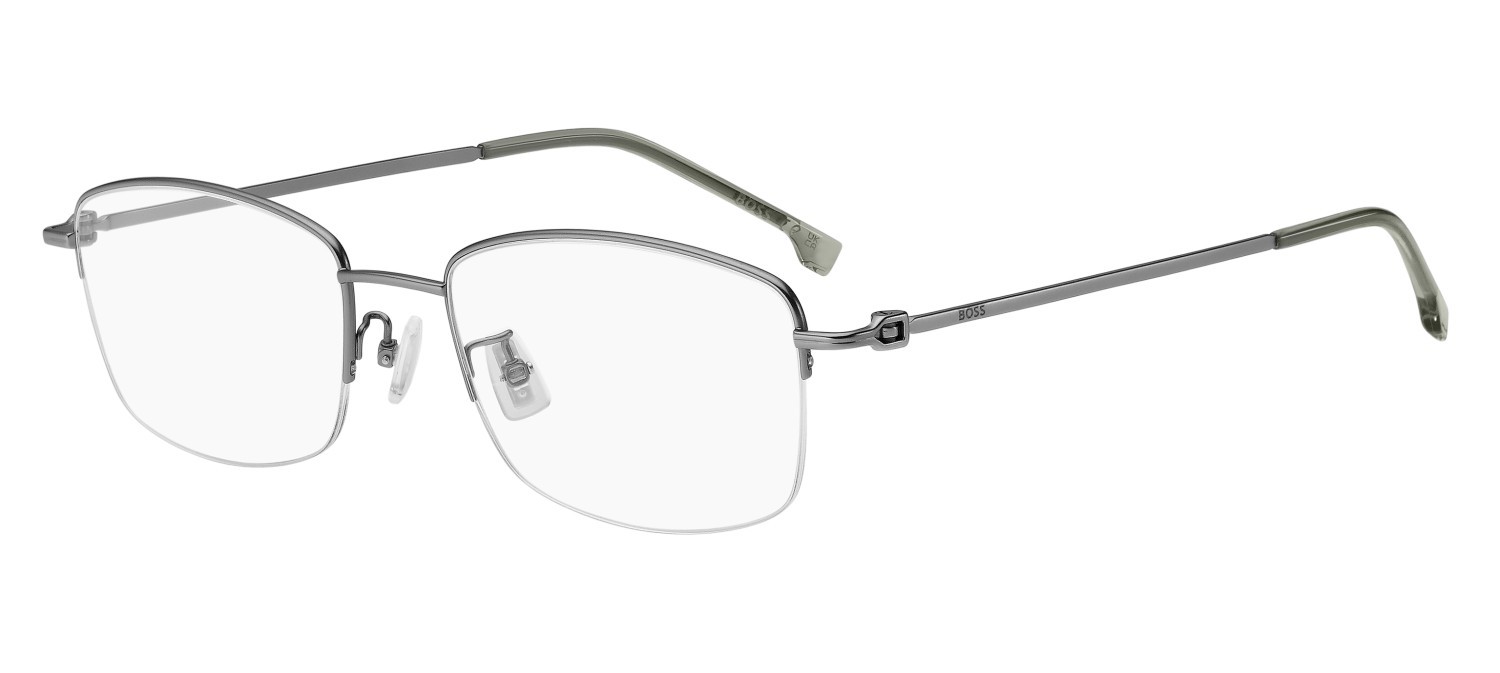 Occhiali da vista Hugo Boss 1877/F 110159 R81 colore matte ruthenium forma rettangolare 