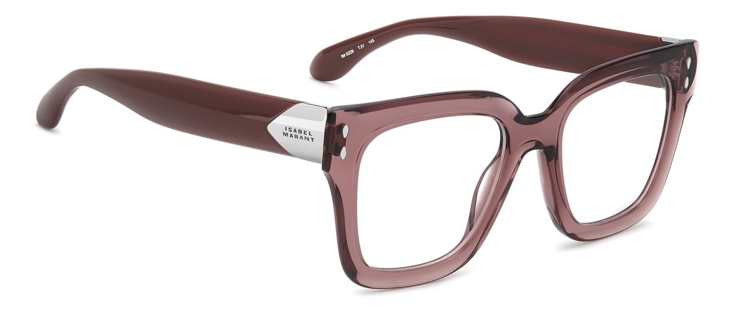 Eyeglasses Isabel Marant Im 0228 110168 TJV color pink silver shape square 