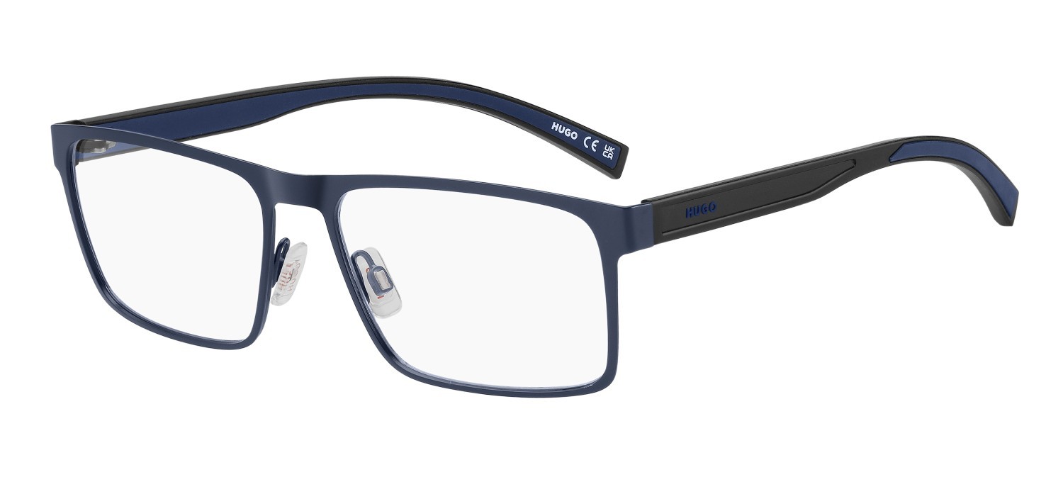 Eyeglasses Hugo Hg 1372 110171 FLL color matte blue shape rectangle 