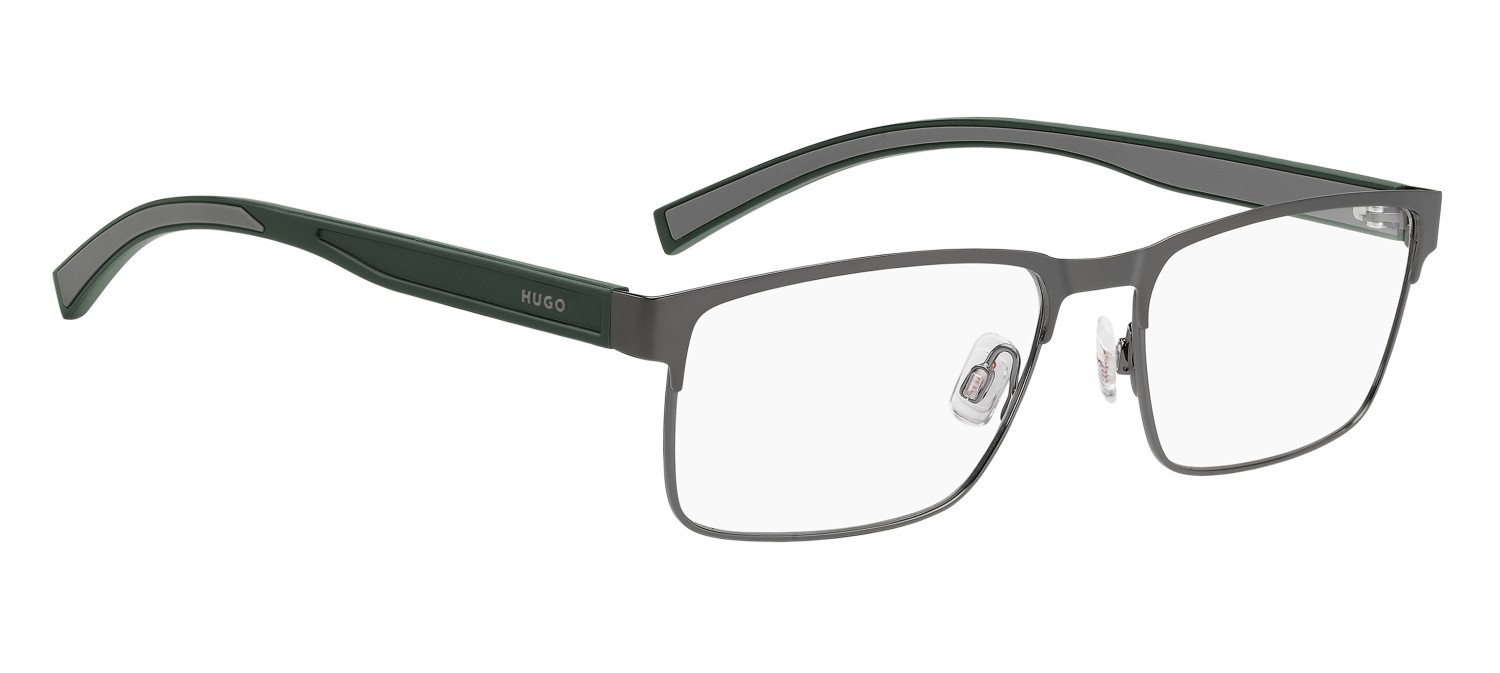 Eyeglasses Hugo Hg 1373 110172 SVK color matte ruthenium black shape rectangle 