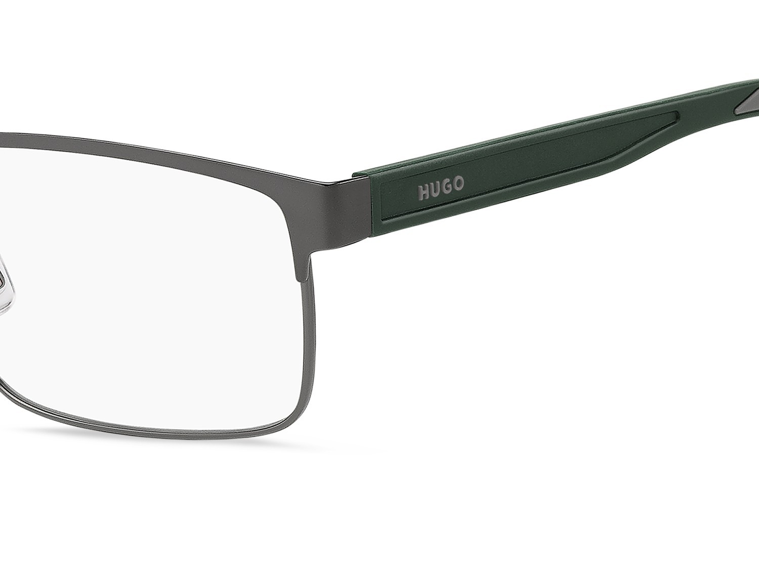 Eyeglasses Hugo Hg 1373 110172 SVK color matte ruthenium black shape rectangle 