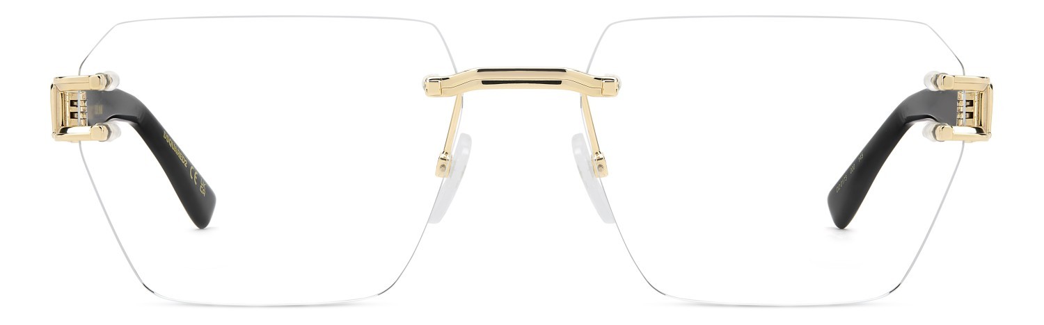 Eyeglasses Dsquared2 D2 0173 110174 000 color rose gold shape rectangle 