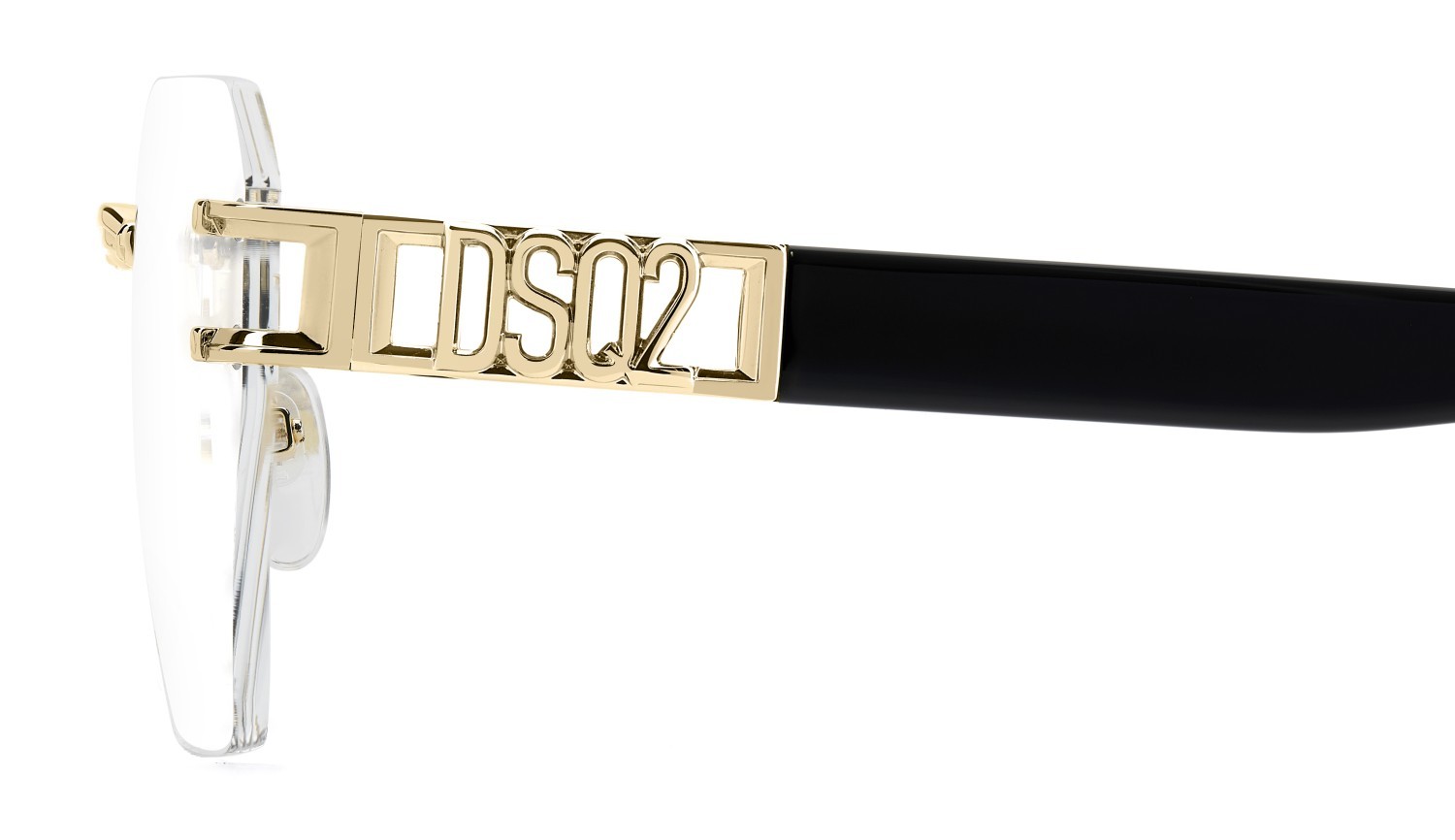 Eyeglasses Dsquared2 D2 0173 110174 000 color rose gold shape rectangle 