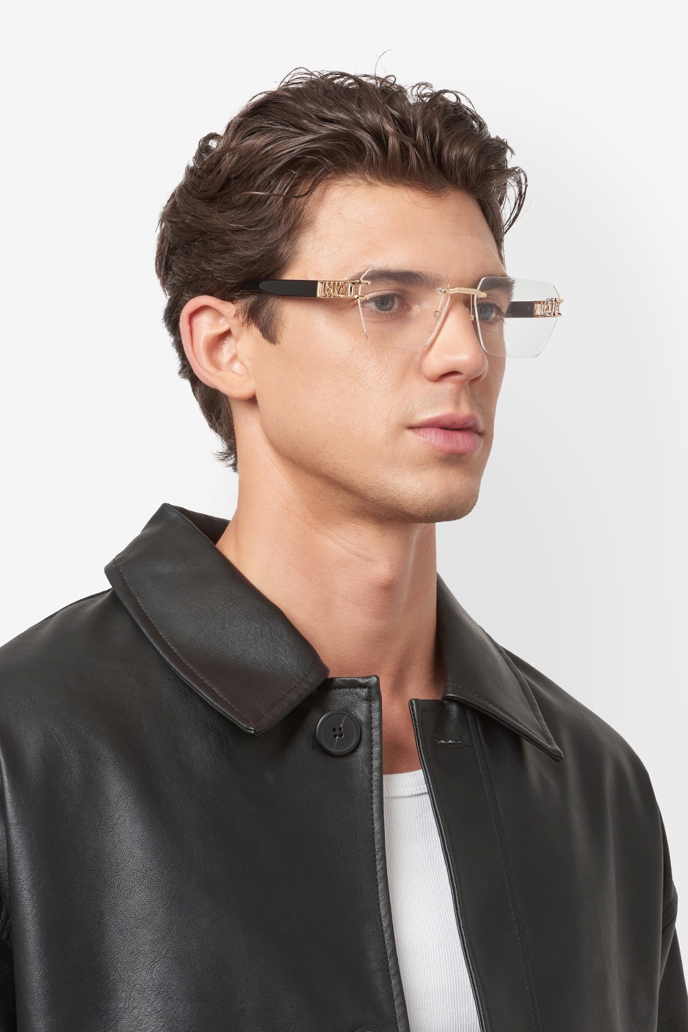 Eyeglasses Dsquared2 D2 0173 110174 000 color rose gold shape rectangle 