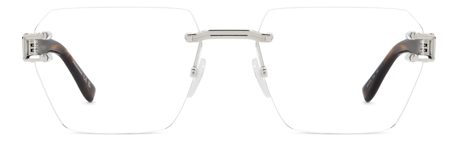 Occhiali da vista Dsquared2 D2 0173 110174 010 colore palladium forma rettangolare 