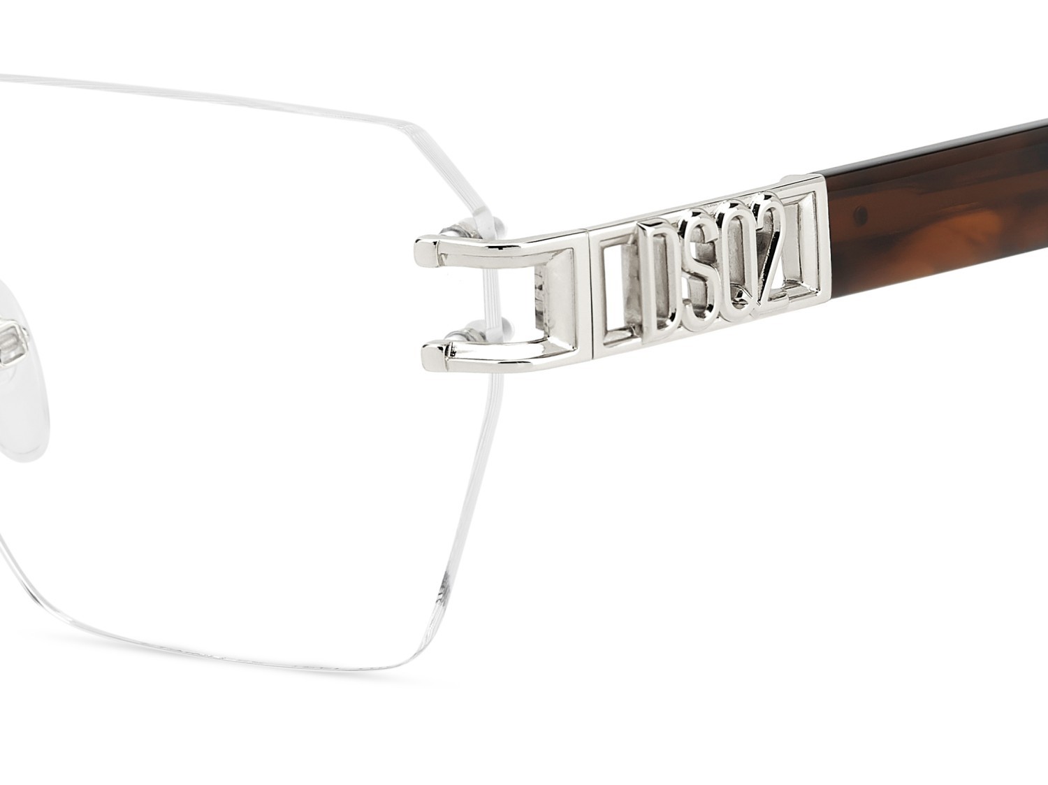 Occhiali da vista Dsquared2 D2 0173 110174 010 colore palladium forma rettangolare 