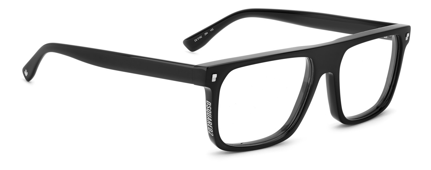 Occhiali da vista Dsquared2 D2 0182 110178 284 colore black ruthenium forma rettangolare 
