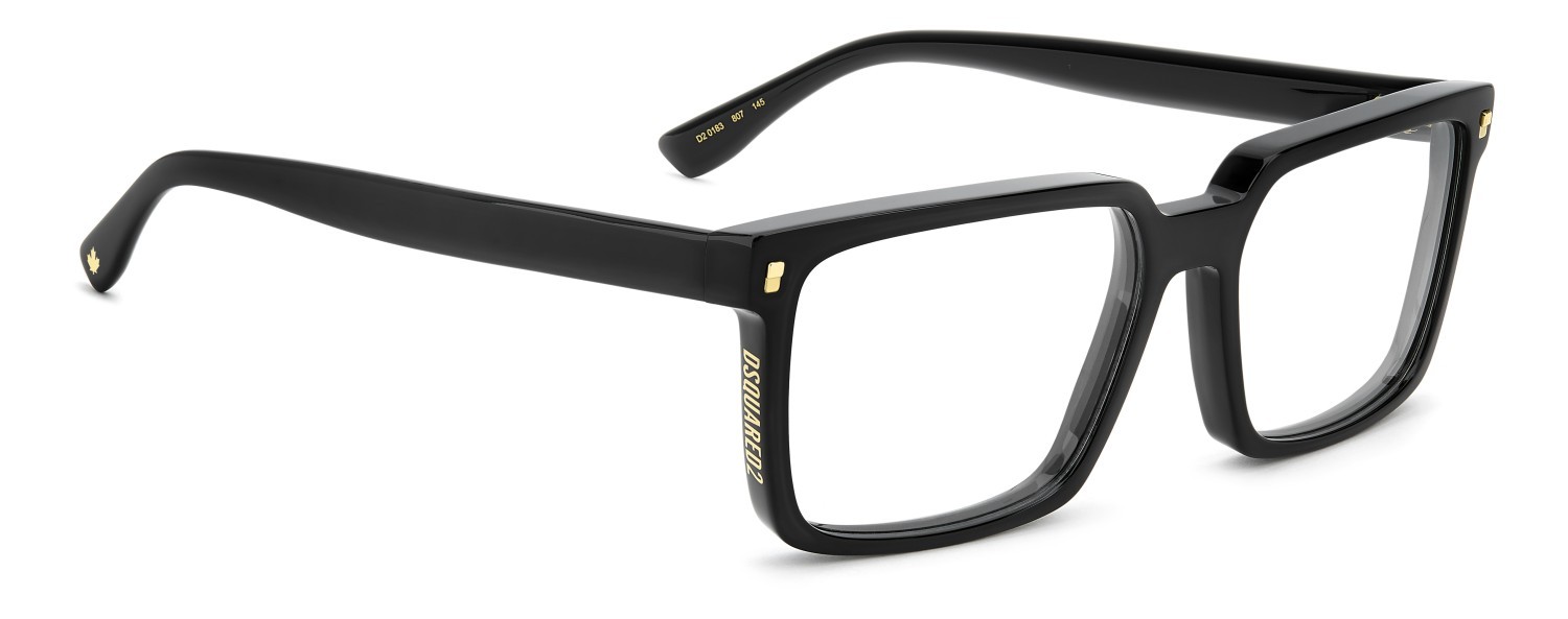 Occhiali da vista Dsquared2 D2 0183 110180 807 colore black forma rettangolare 