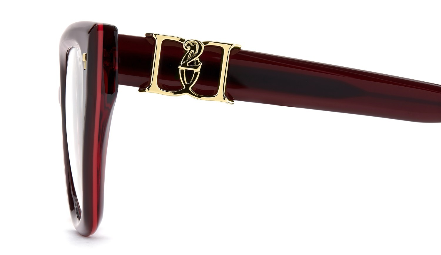 Eyeglasses Dsquared2 D2 0186 110181 8CQ color cherry shape square 