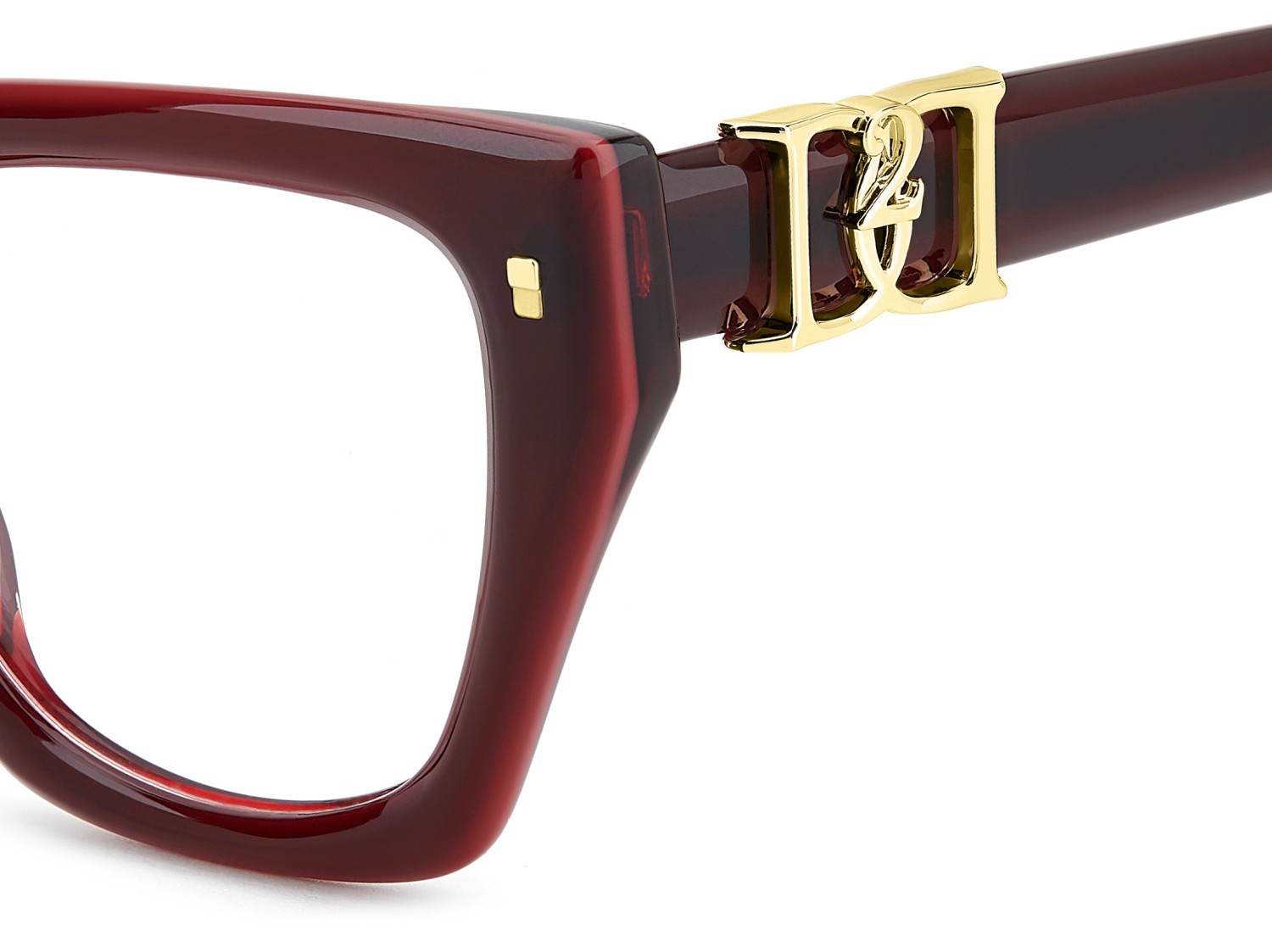 Eyeglasses Dsquared2 D2 0186 110181 8CQ color cherry shape square 