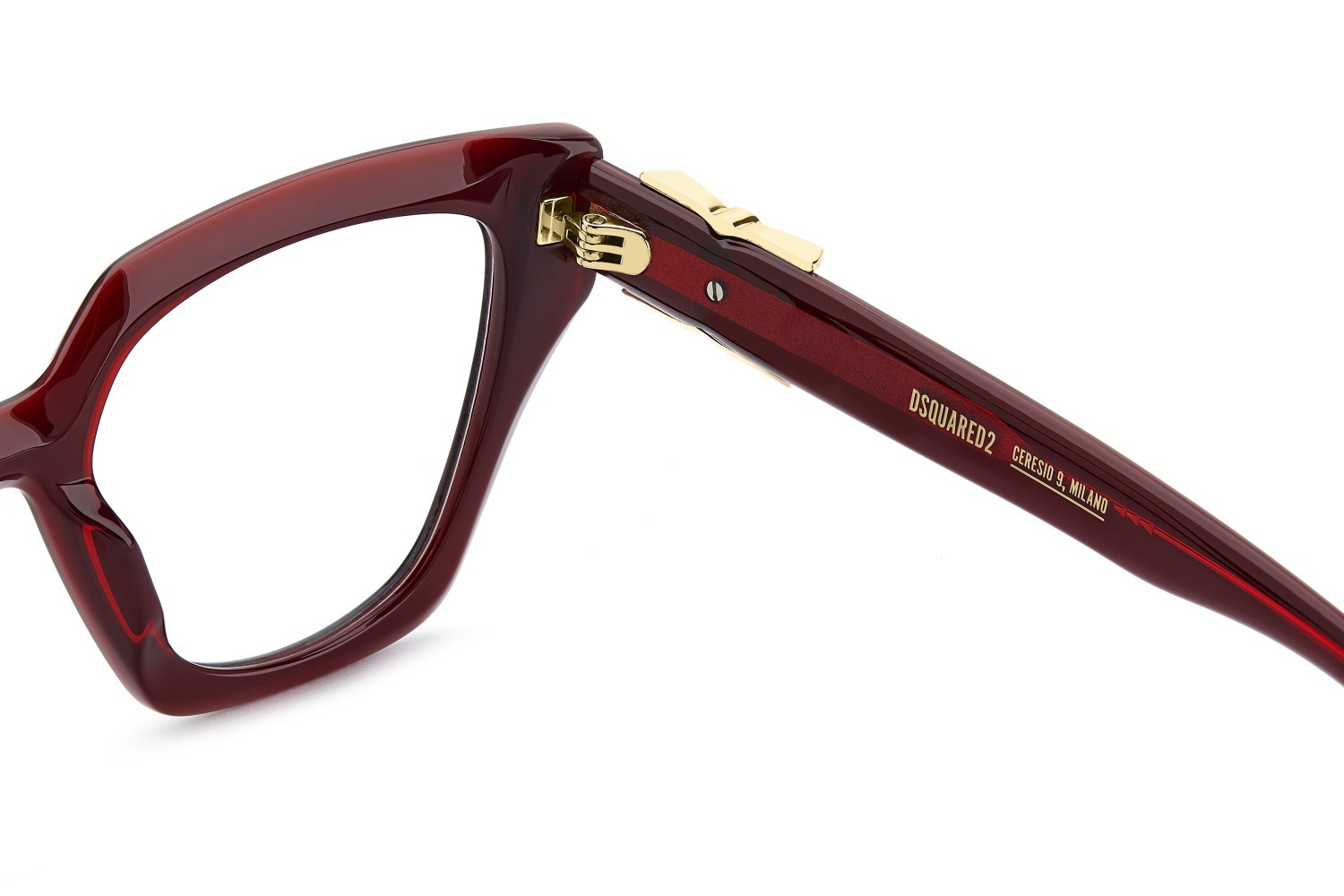 Eyeglasses Dsquared2 D2 0186 110181 8CQ color cherry shape square 