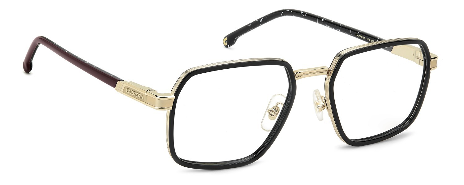 Brillen Carrera 1144 110193 807 farbe black form quadratisch 