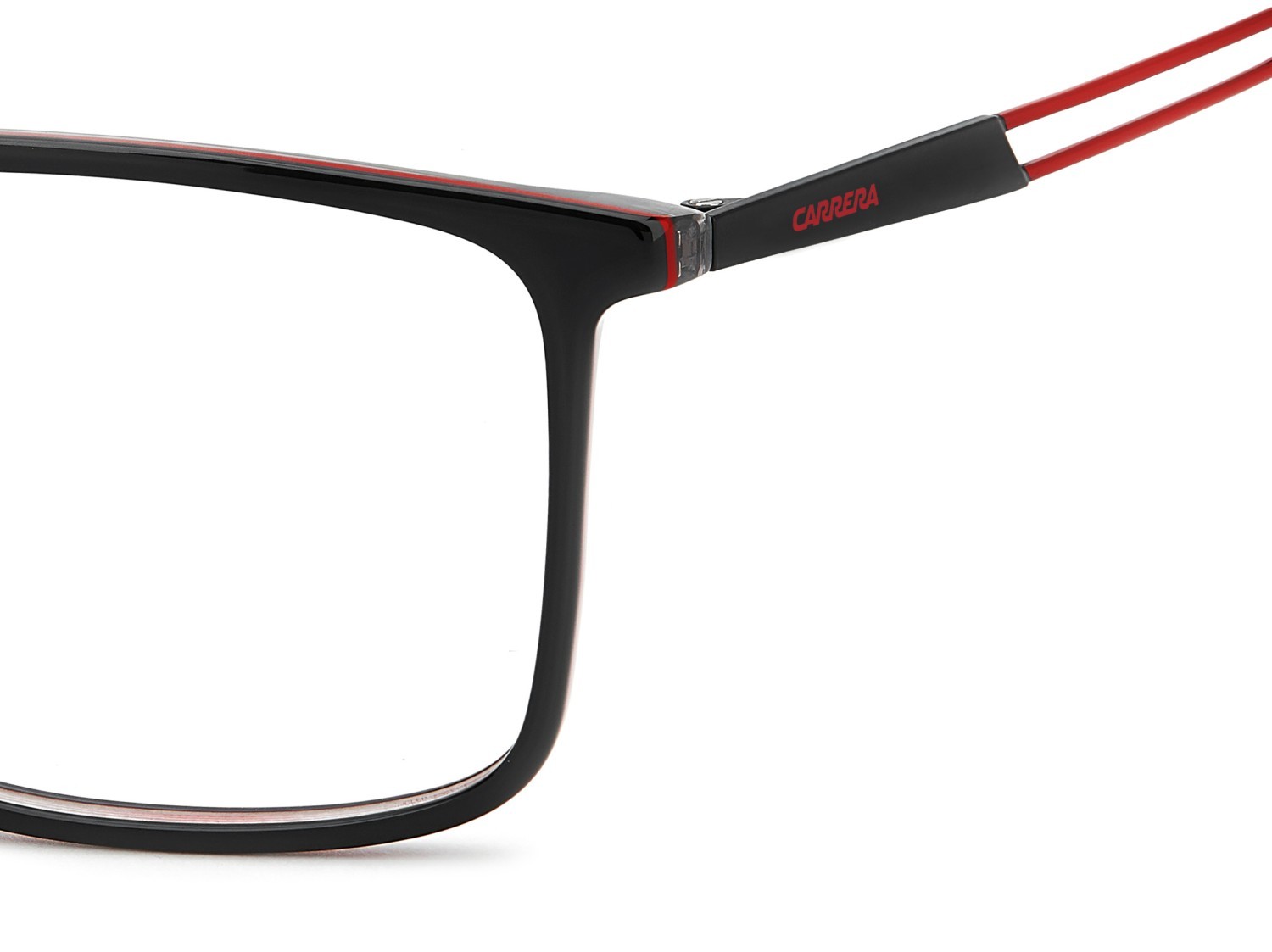 Brillen Carrera 8924 110196 OIT farbe black red form rechteckig 