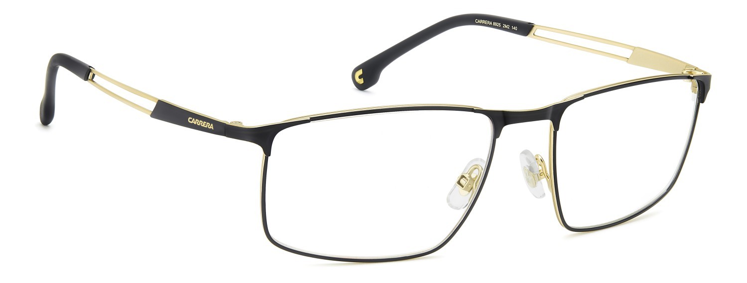 Eyeglasses Carrera 8925 110198 2M2 color black gold shape rectangle 