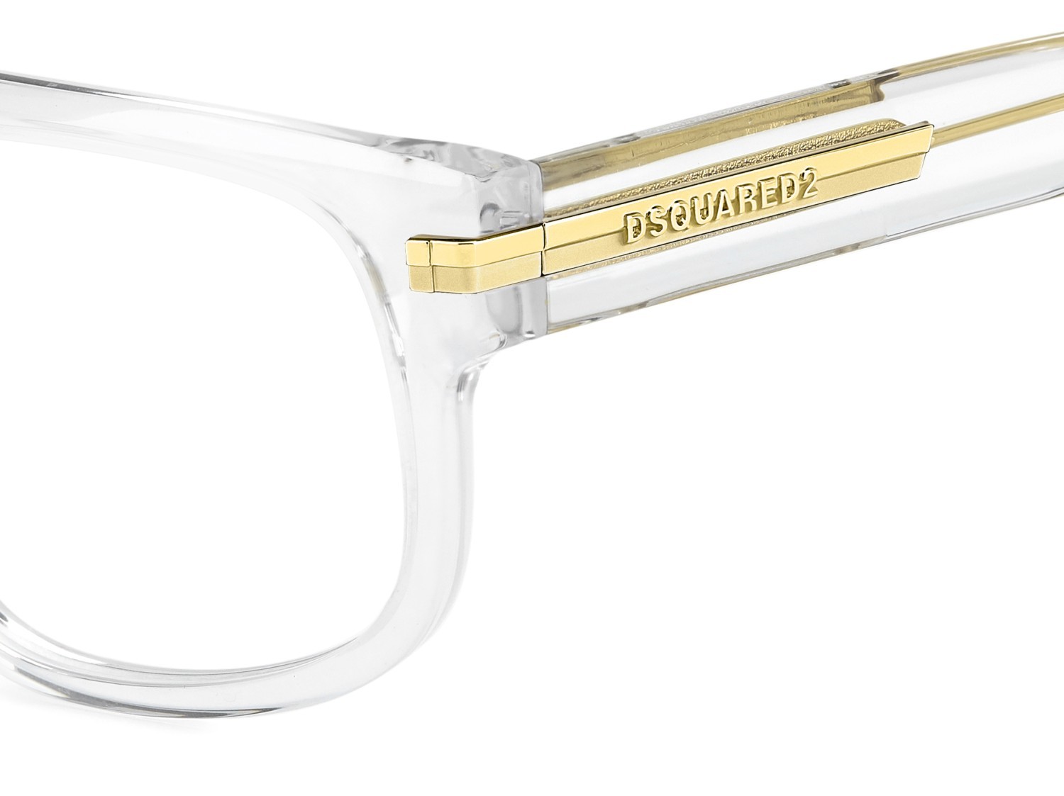Occhiali da vista Dsquared2 D2 0179 110205 900 colore crystal forma rettangolare 