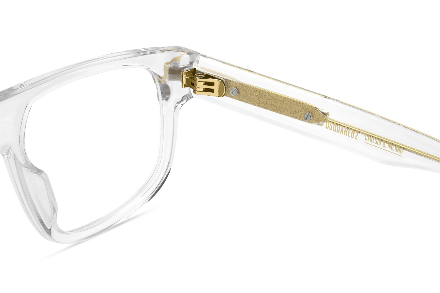 Occhiali da vista Dsquared2 D2 0179 110205 900 colore crystal forma rettangolare 