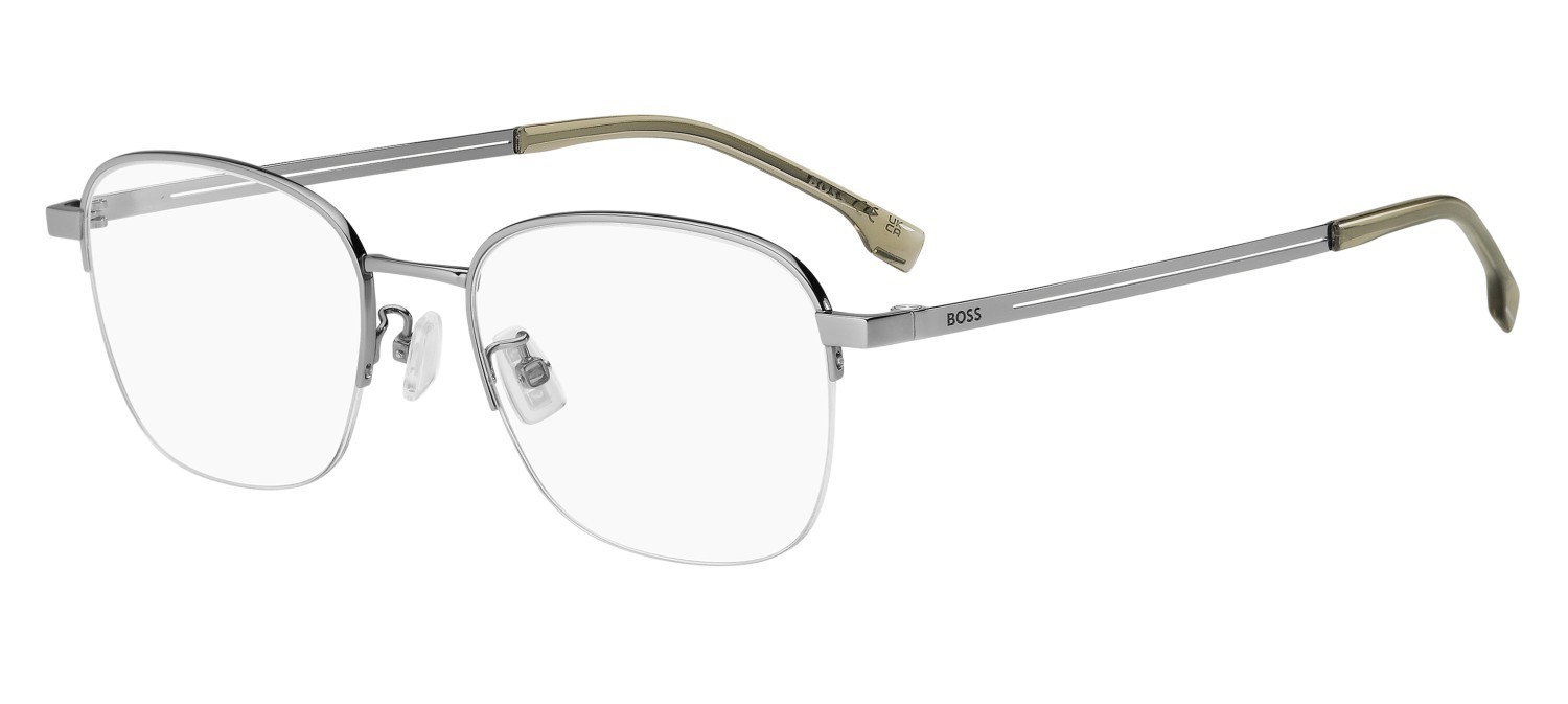 Eyeglasses Hugo Boss 1872/F 110206 6LB color ruthenium shape oval 