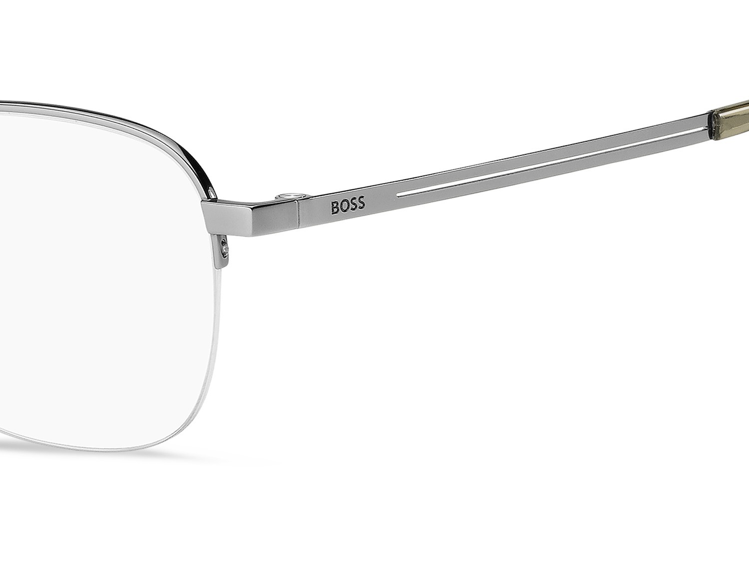 Eyeglasses Hugo Boss 1872/F 110206 6LB color ruthenium shape oval 