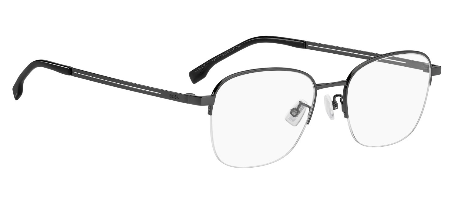 Occhiali da vista Hugo Boss 1872/F 110206 V81 colore dark ruthenium black forma ovale 