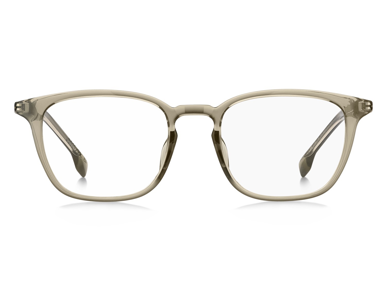 Occhiali da vista Hugo Boss 1874/F 110207 R1T colore beige ruthenium forma rettangolare 