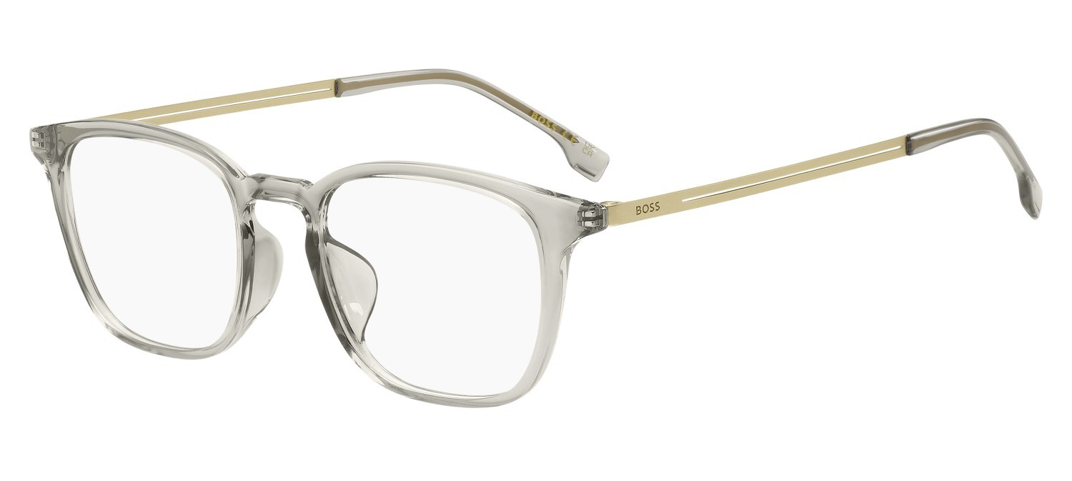 Occhiali da vista Hugo Boss 1874/F 110207 UFT colore grey matte gold forma rettangolare 