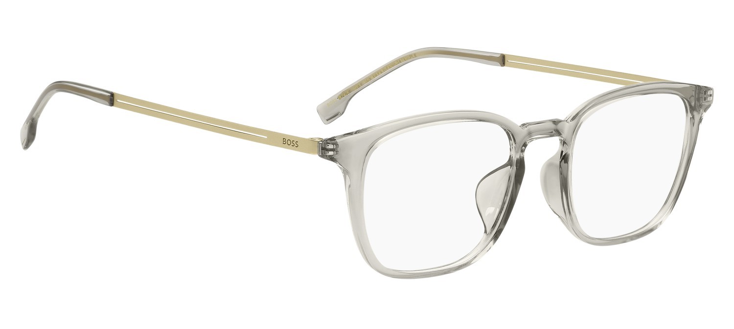Occhiali da vista Hugo Boss 1874/F 110207 UFT colore grey matte gold forma rettangolare 