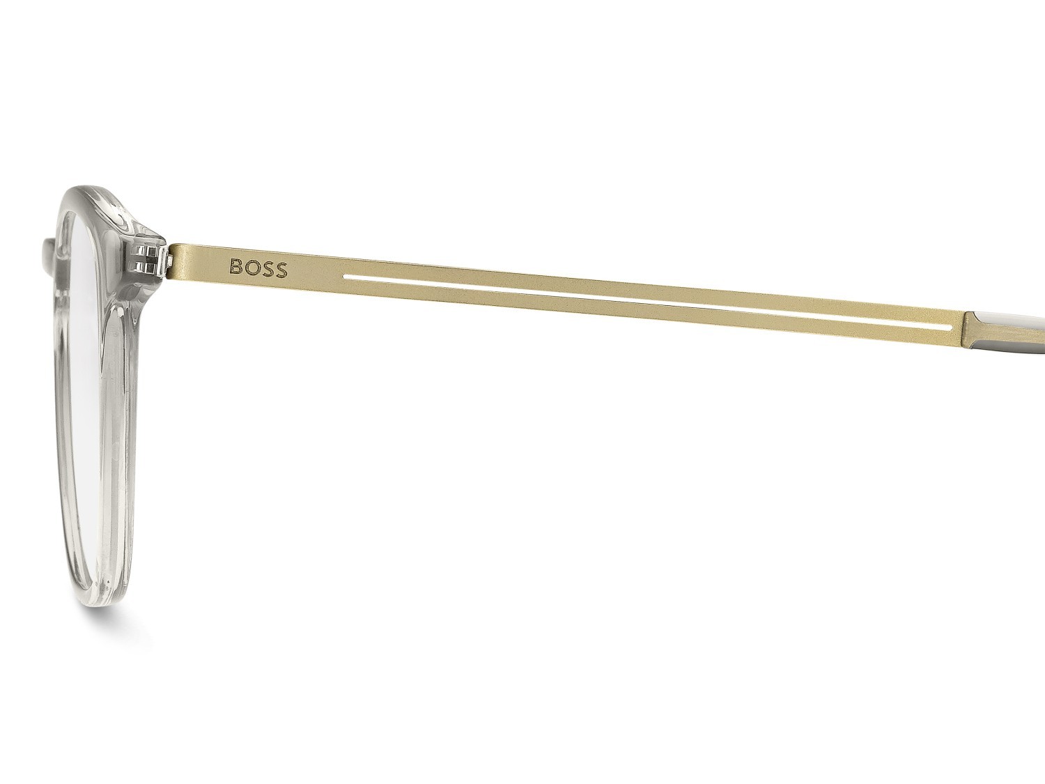 Occhiali da vista Hugo Boss 1874/F 110207 UFT colore grey matte gold forma rettangolare 