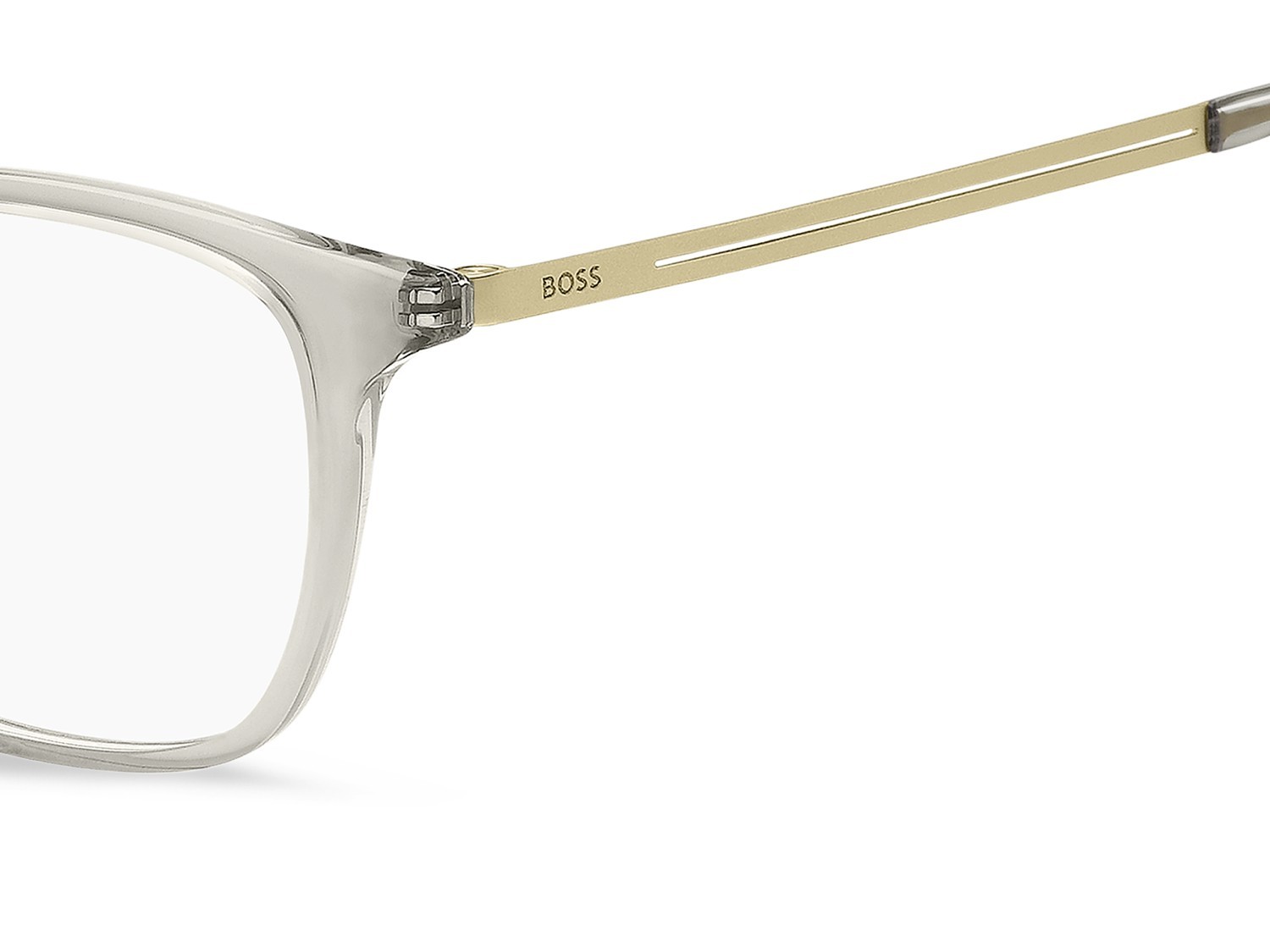 Occhiali da vista Hugo Boss 1874/F 110207 UFT colore grey matte gold forma rettangolare 