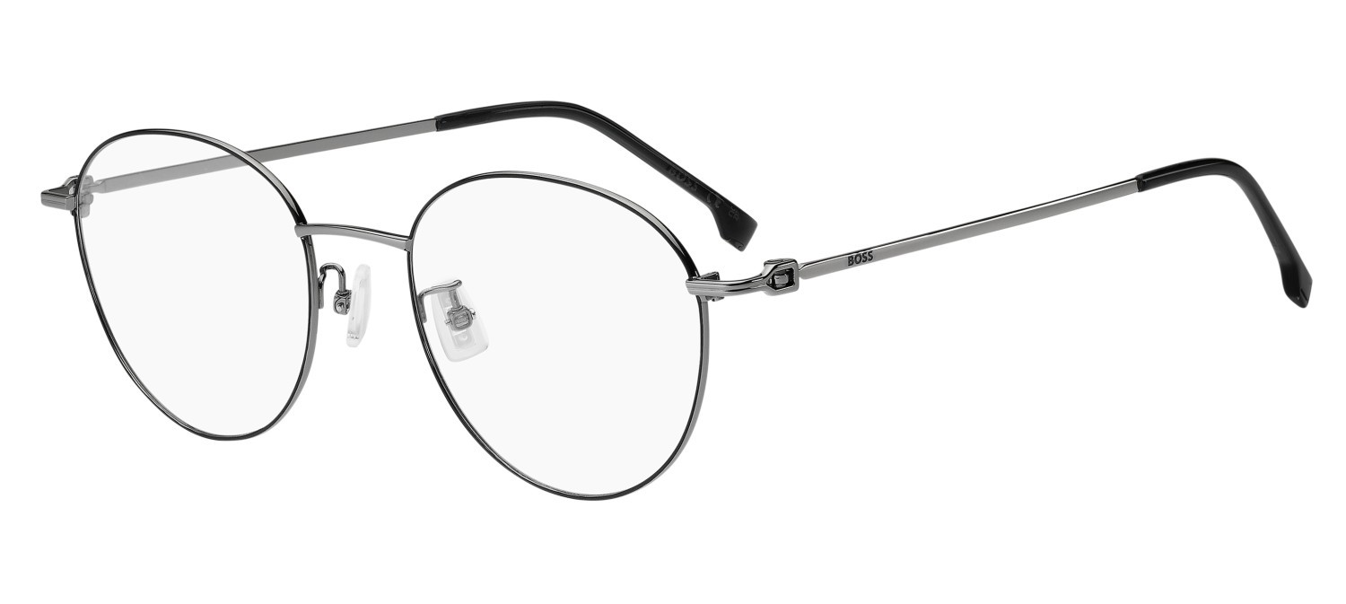 Occhiali da vista Hugo Boss 1876/F 110209 85K colore ruthenium black forma rotondo 