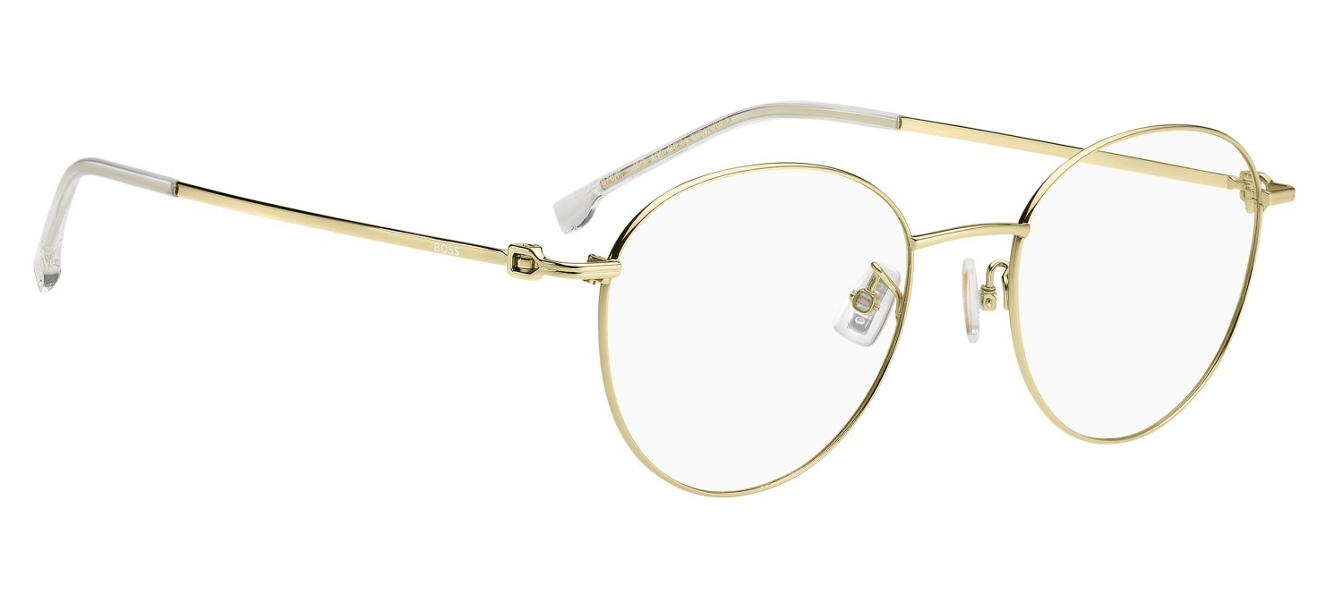 Occhiali da vista Hugo Boss 1876/F 110209 J5G colore gold forma rotondo 