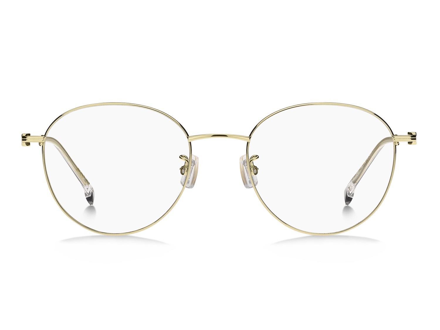 Occhiali da vista Hugo Boss 1876/F 110209 J5G colore gold forma rotondo 