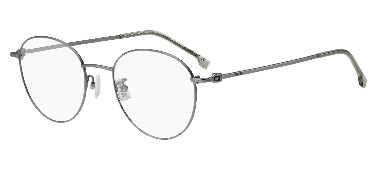 Eyeglasses Hugo Boss 1876/F 110209 R81 color matte ruthenium shape round 