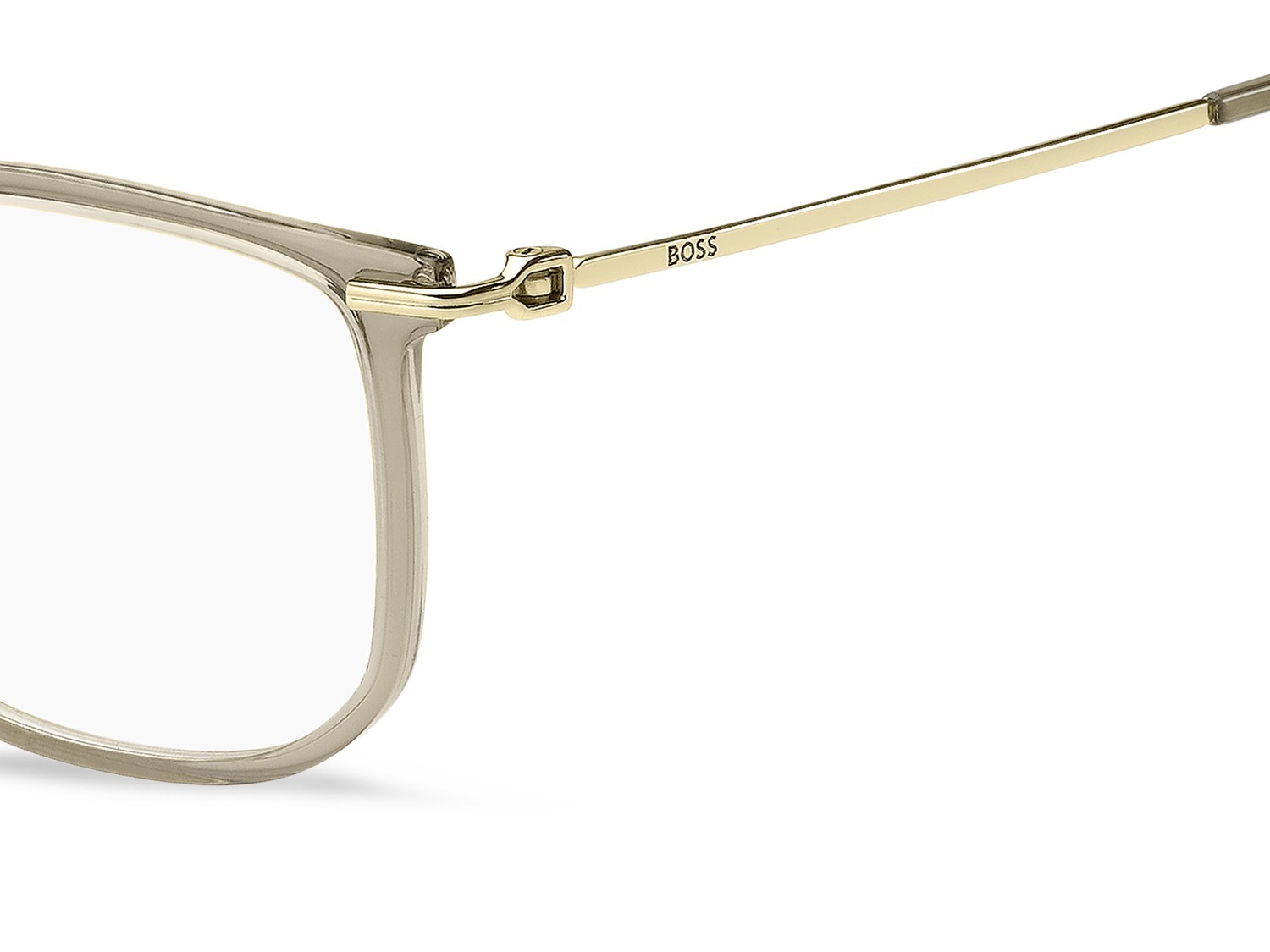 Eyeglasses Hugo Boss 1878/F 110215 84A color beige gold shape square 