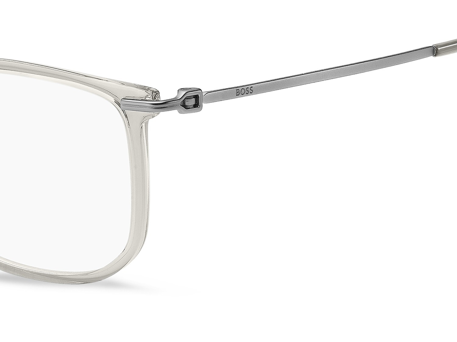 Eyeglasses Hugo Boss 1878/F 110215 D3X color grey ruthenium shape square 