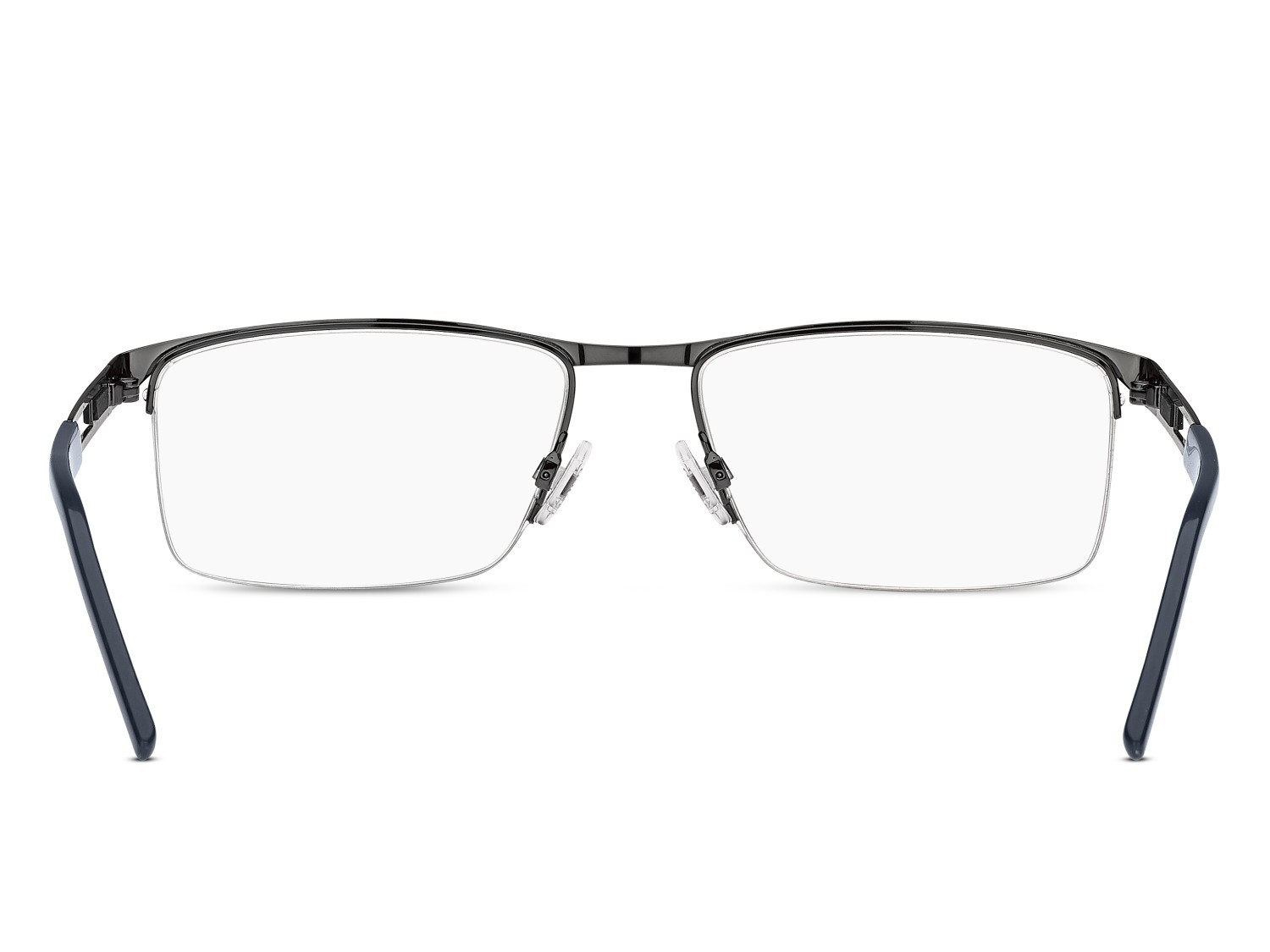 Eyeglasses Hugo Hg 1389 110221 5UV color dark ruthenium blue shape rectangle 