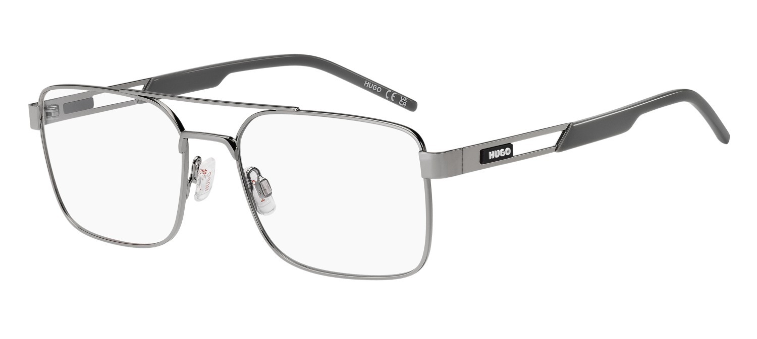 Eyeglasses Hugo Hg 1388 110222 6LB color ruthenium shape navigator 