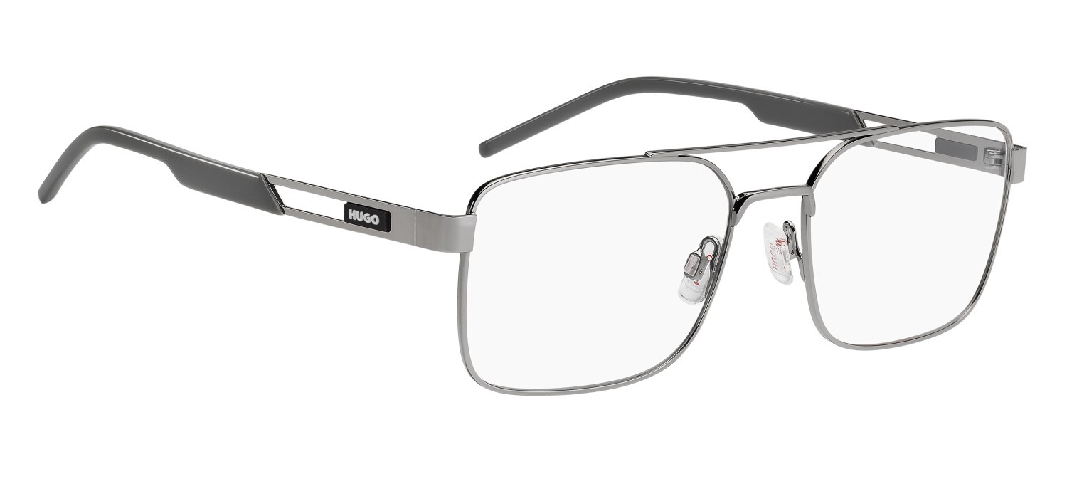 Eyeglasses Hugo Hg 1388 110222 6LB color ruthenium shape navigator 