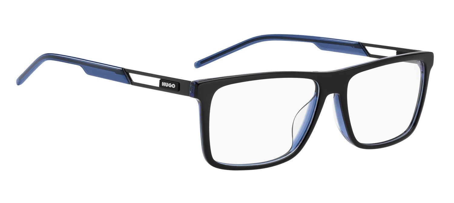 Eyeglasses Hugo Hg 1387/G 110223 D51 color black blue shape rectangle 
