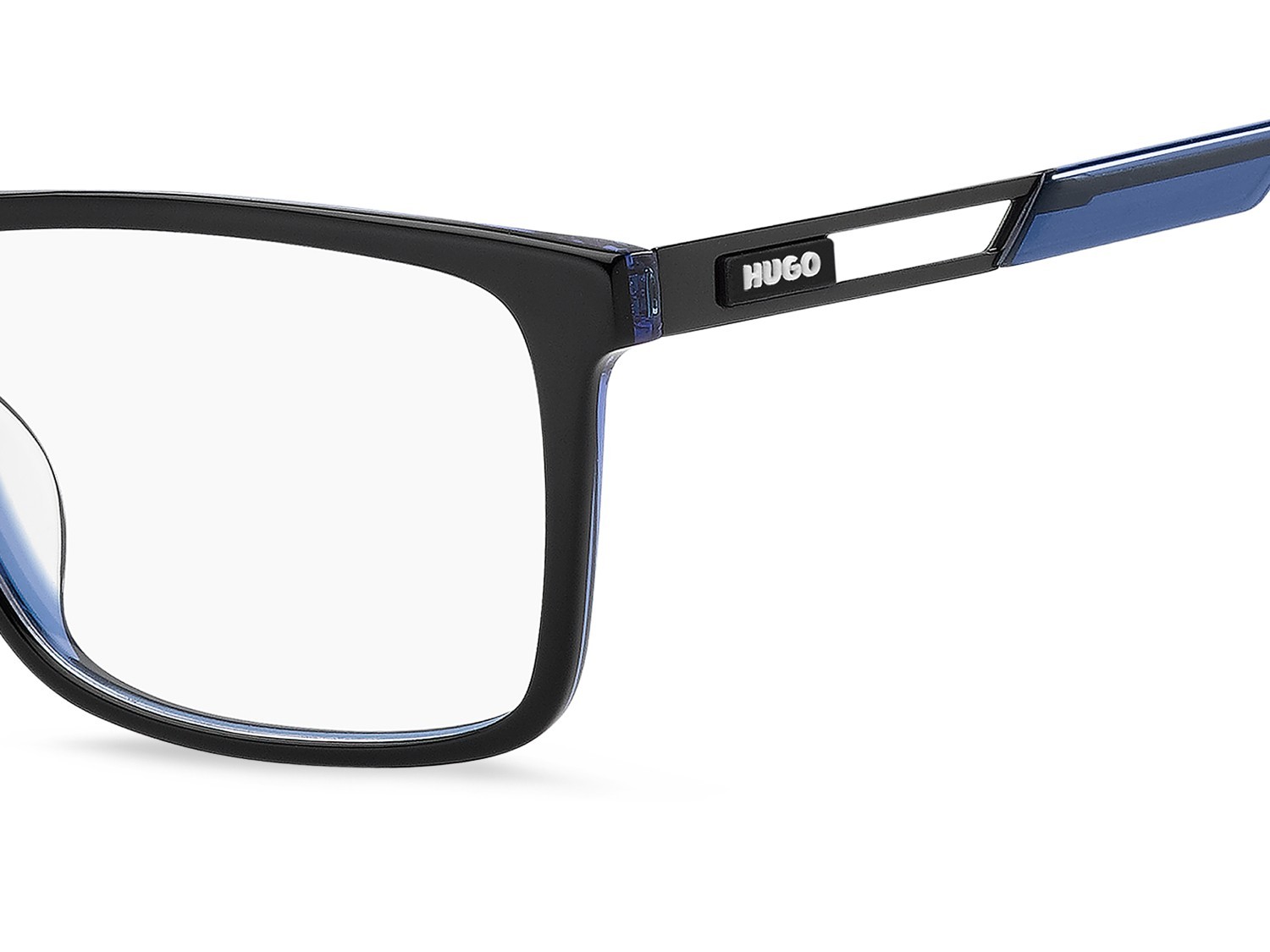 Eyeglasses Hugo Hg 1387/G 110223 D51 color black blue shape rectangle 