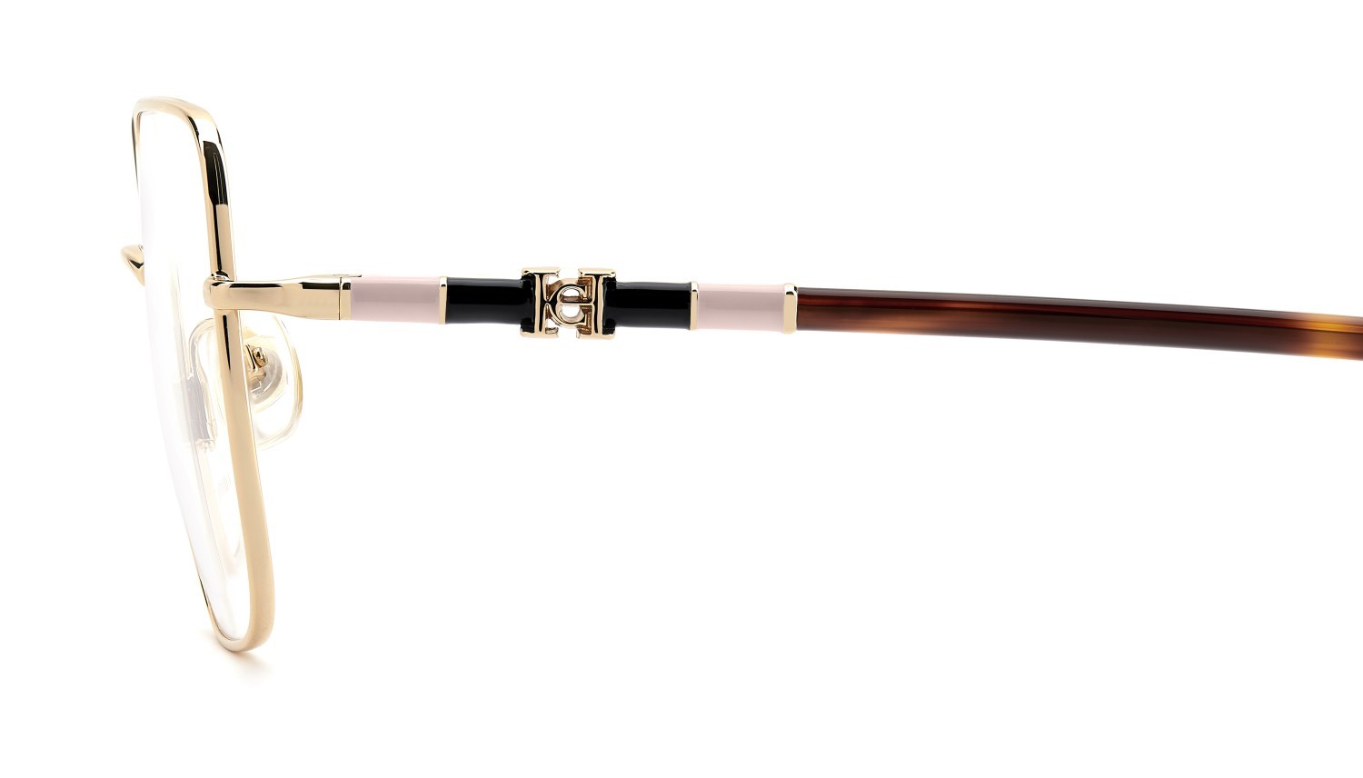 Occhiali da vista Carolina Herrera Her 0354 110225 000 colore rose gold forma quadrato 