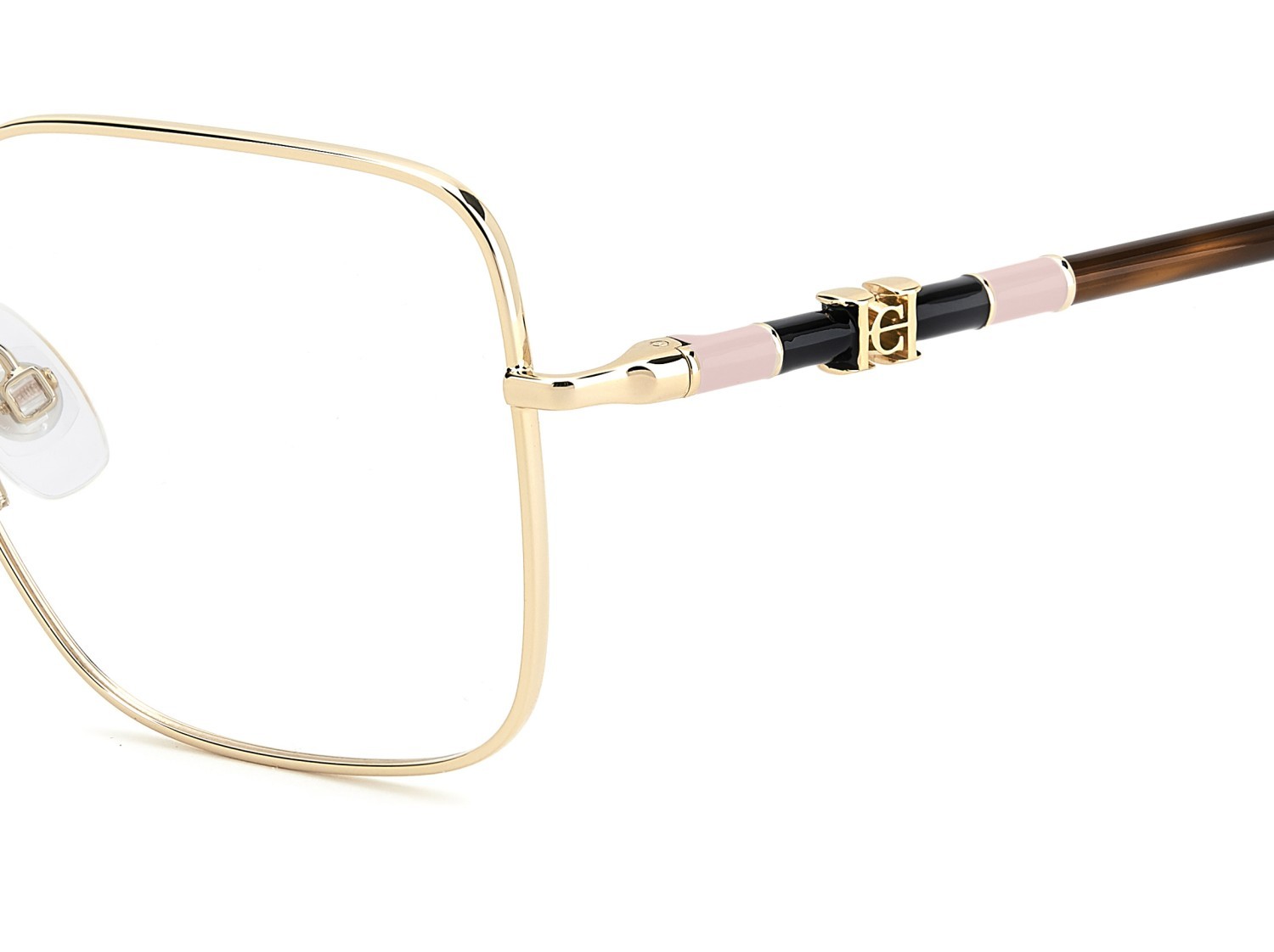 Occhiali da vista Carolina Herrera Her 0354 110225 000 colore rose gold forma quadrato 