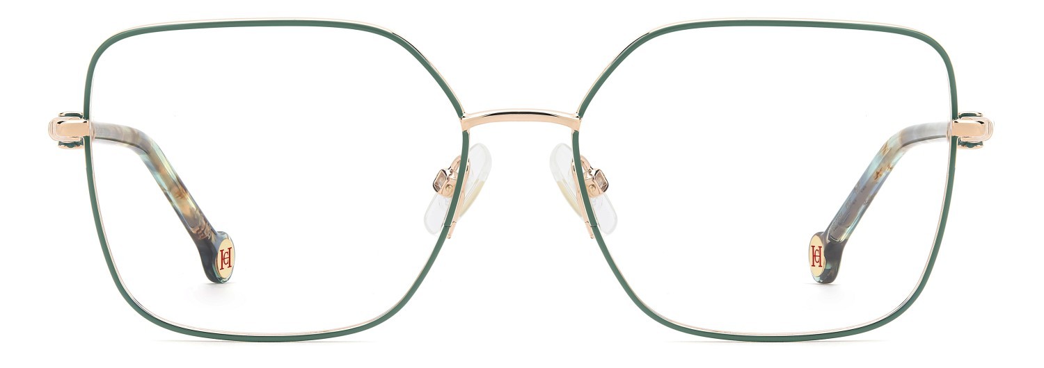 Occhiali da vista Carolina Herrera Her 0354 110225 PEF colore gold green forma quadrato 